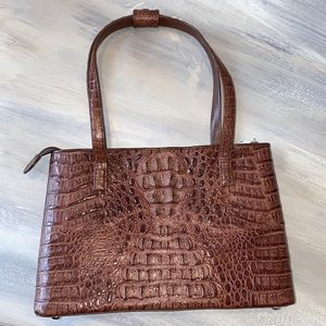Alligator skin purse.